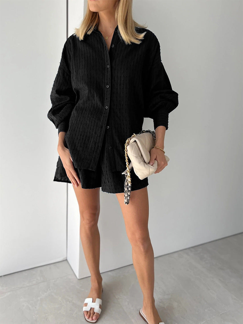 Aaliyah Ensemble d’Été Femme – Ensemble Léger en Coton avec Top et Short au Style Décontracté