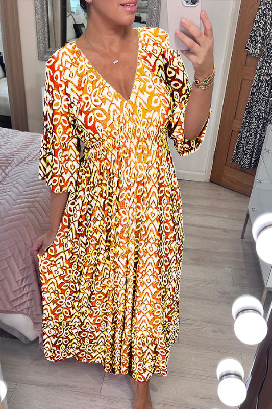 Abito lungo da donna Solaressa - Abito elegante e fluido ideale per l'estate e le occasioni chic