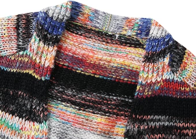 Catherine Veste Femme à Rayures Colorées – Légère, Stylée et Décontractée à Manches Longues