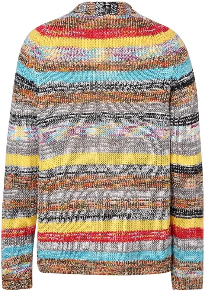 Catherine Veste Femme à Rayures Colorées – Légère, Stylée et Décontractée à Manches Longues