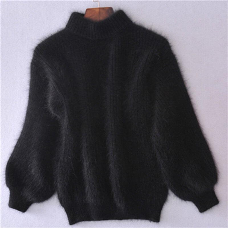 Maglione da donna Emilie - Maglione in lana lavorato a maglia largo, comodo ed elegante, dallo stile moderno