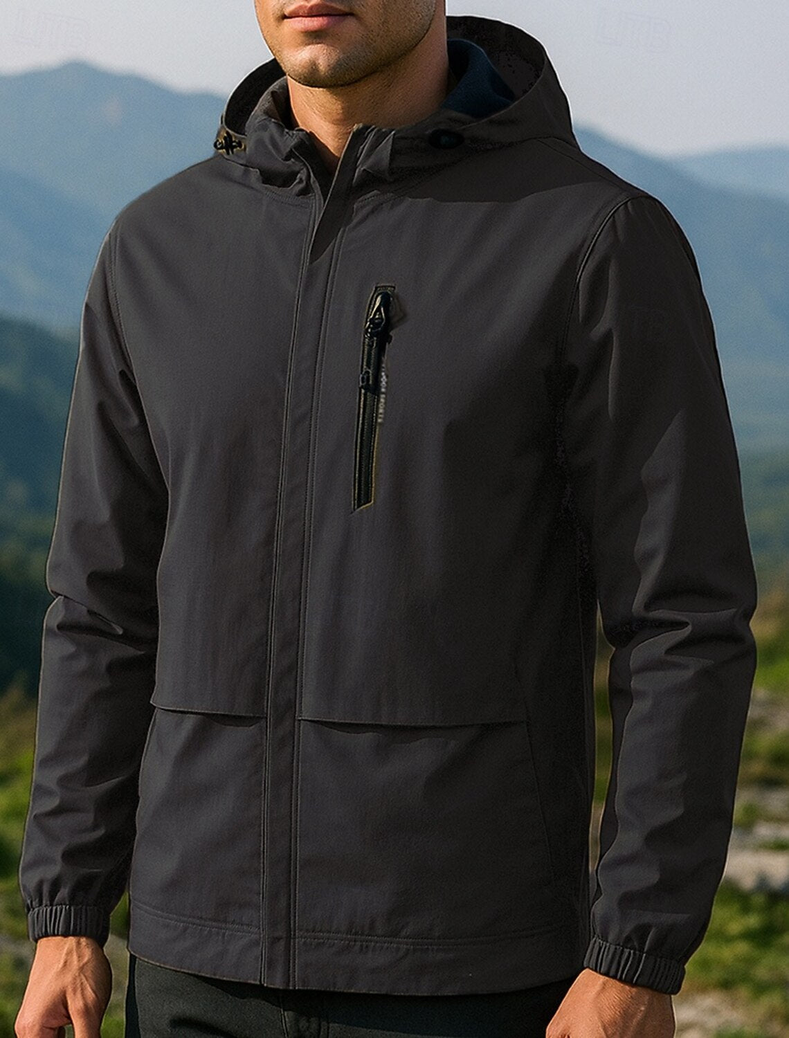 Noa Veste d’Extérieur Homme avec Capuche – Imperméable, Chaude & Ajustable