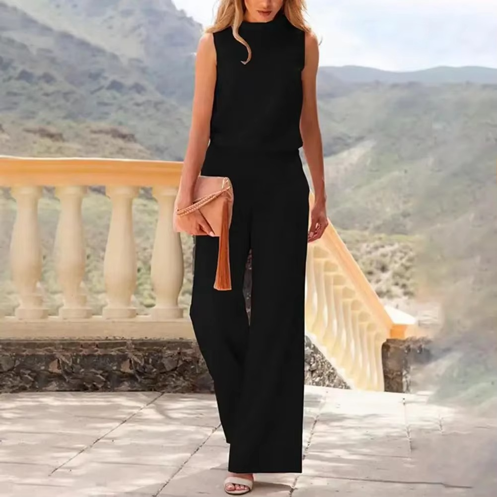 Tuta elegante da donna Viviana - Senza maniche, vestibilità perfetta e comfort quotidiano