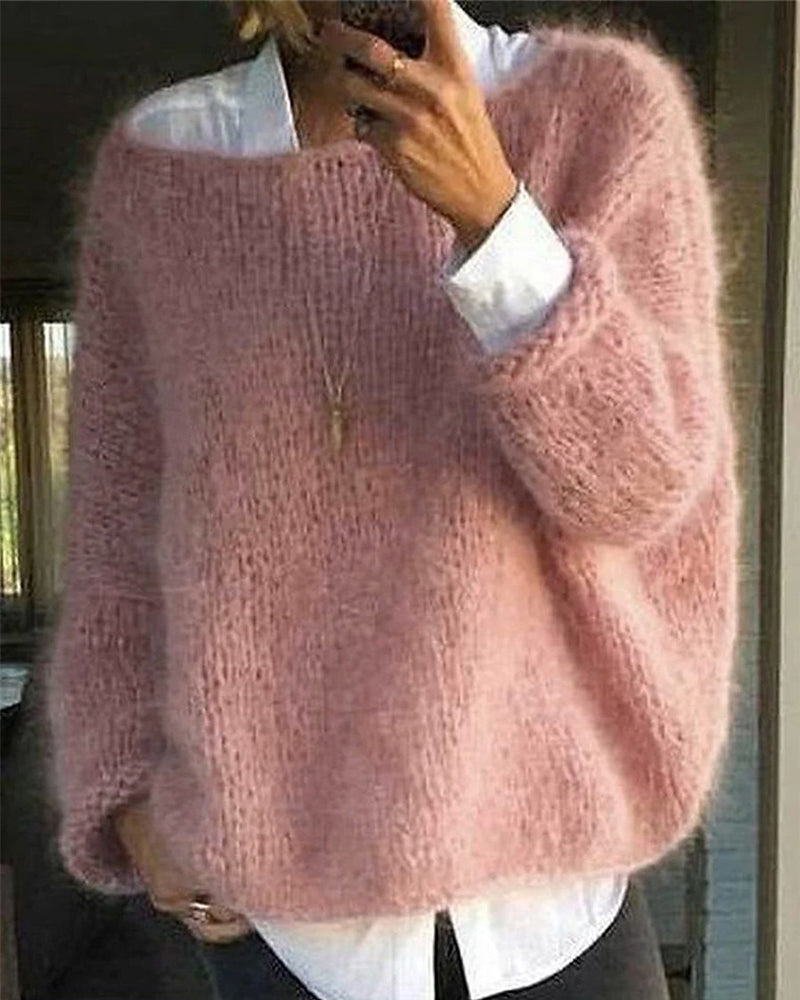 Renate Pull Femme – Pull-over Tricoté Élégant & Confortable au Style Intemporel
