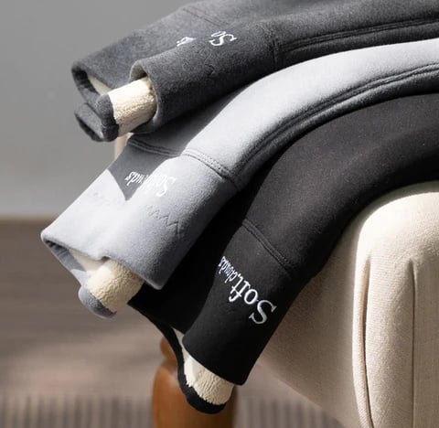 SoftCloud Leggings Doublés Polaire Femme – Pantalon d’Hiver Ultra Chaud et Extensible à Coupe Ajustée