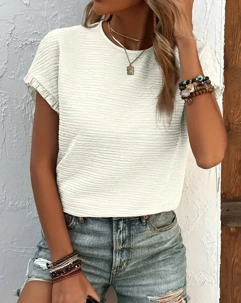 T-shirt da donna Rima: classica maglietta leggera con vestibilità aderente e tessuto traspirante