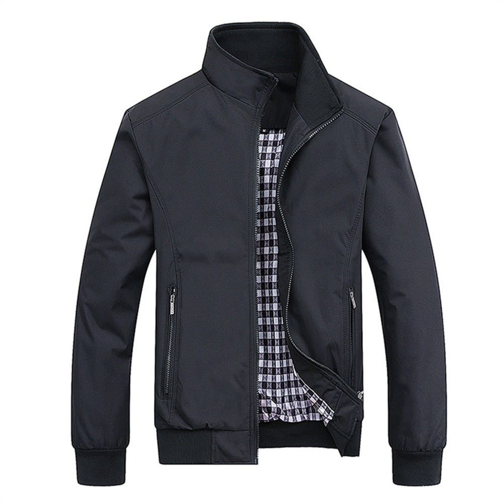 Scottie Veste Zippée Légère pour Homme – Manteau Décontracté Sportif à Col Montant pour Mi-Saison