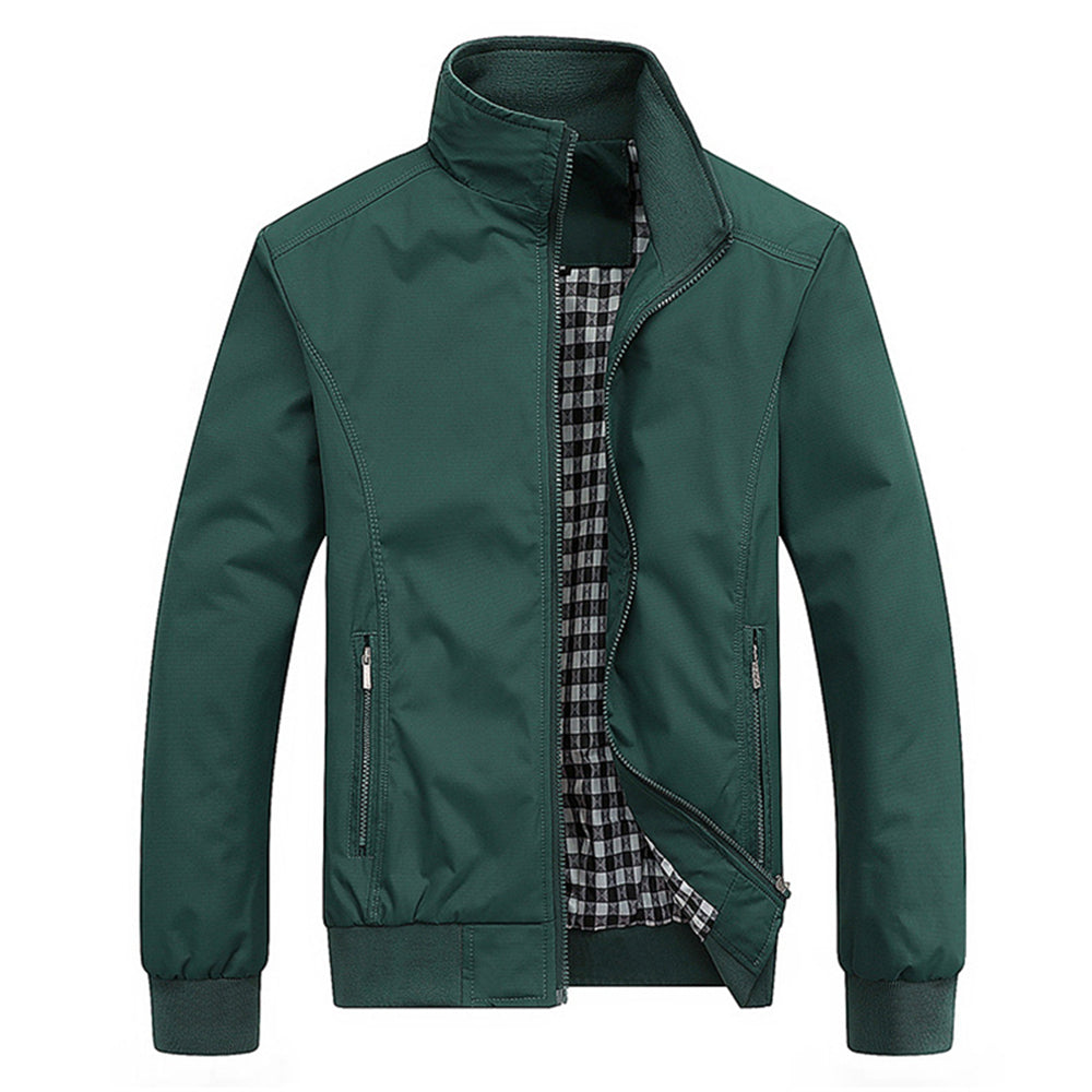 Scottie Veste Zippée Légère pour Homme – Manteau Décontracté Sportif à Col Montant pour Mi-Saison