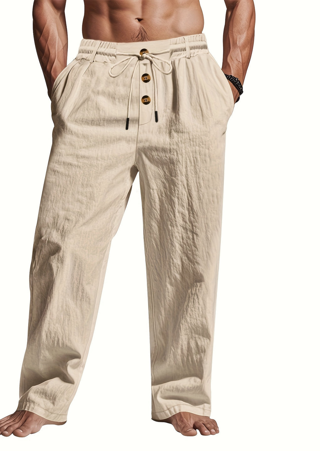Pantaloncini da uomo Loyd: pantaloncini estivi leggeri con elastico in vita e vestibilità comoda