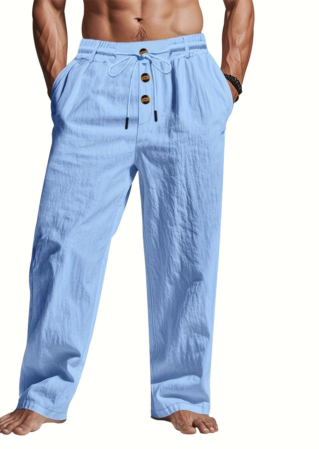 Pantaloncini da uomo Loyd: pantaloncini estivi leggeri con elastico in vita e vestibilità comoda