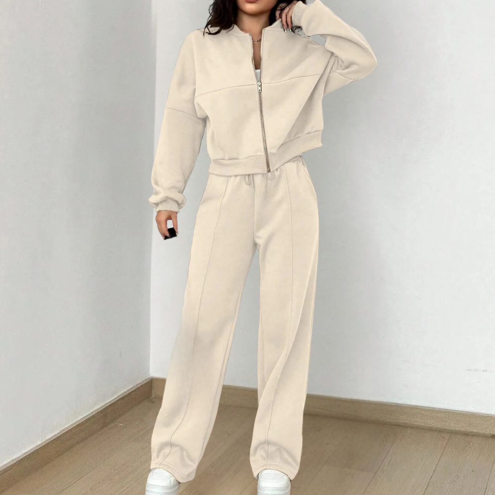 Madison Ensemble Loungewear Femme – Două piese moi cu croială lejeră și talie ajustabilă