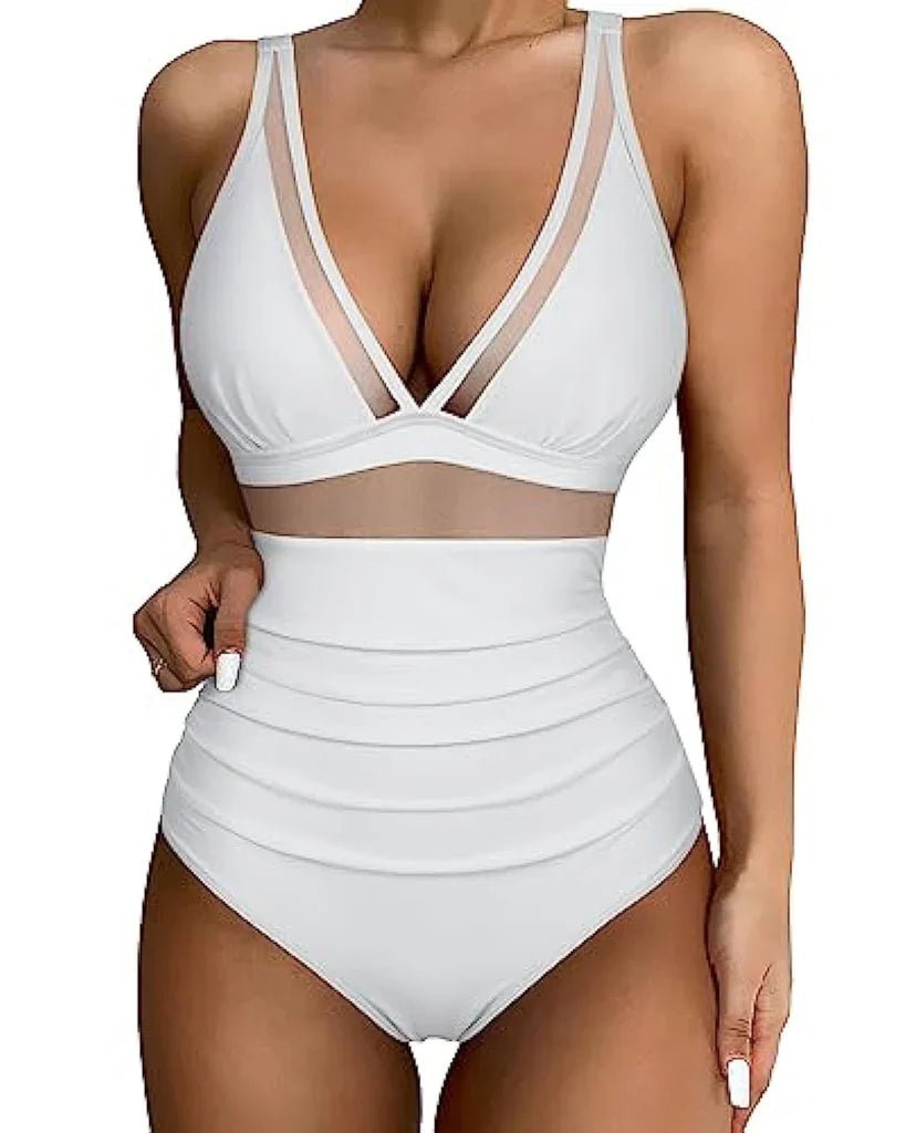 Sophie Maillot de Bain Femme – Coupe Ajustée avec Bretelles Réglables & Séchage Rapide
