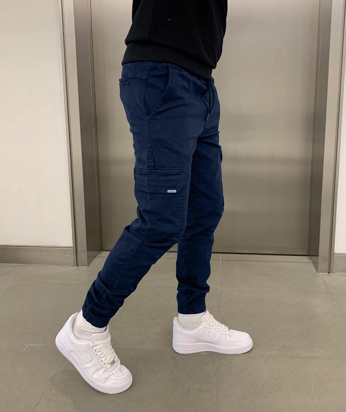 James Pantalon Jogger Cargo pour Homme – Coupe décontractée avec taille élastique et poches utilitaires