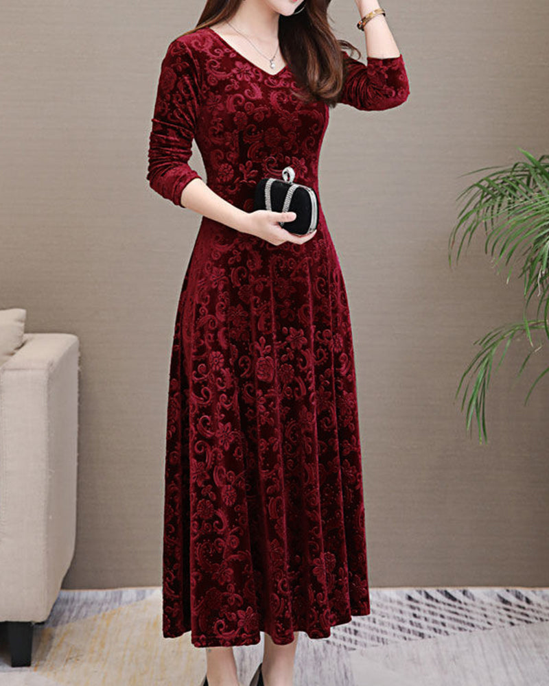 Margaret Robe Femme – Élégante Robe Trapèze à Coupe Féminine pour Occasions Festives