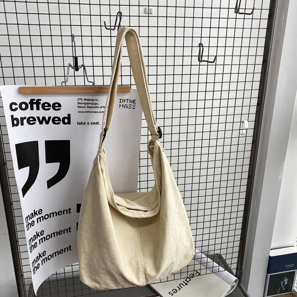 Noa Sac à Épaule Femme – Grand Sac en Toile au Design Minimaliste & Bandoulière Confortable