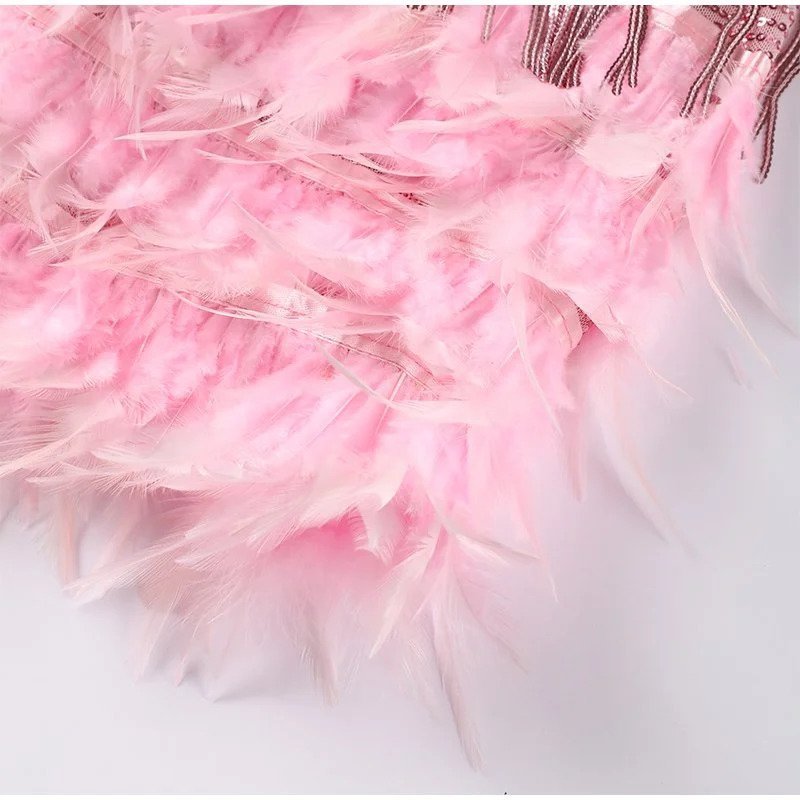 Abito da cocktail da donna Samantha - Abito aderente con paillettes e taglio elegante per le occasioni speciali