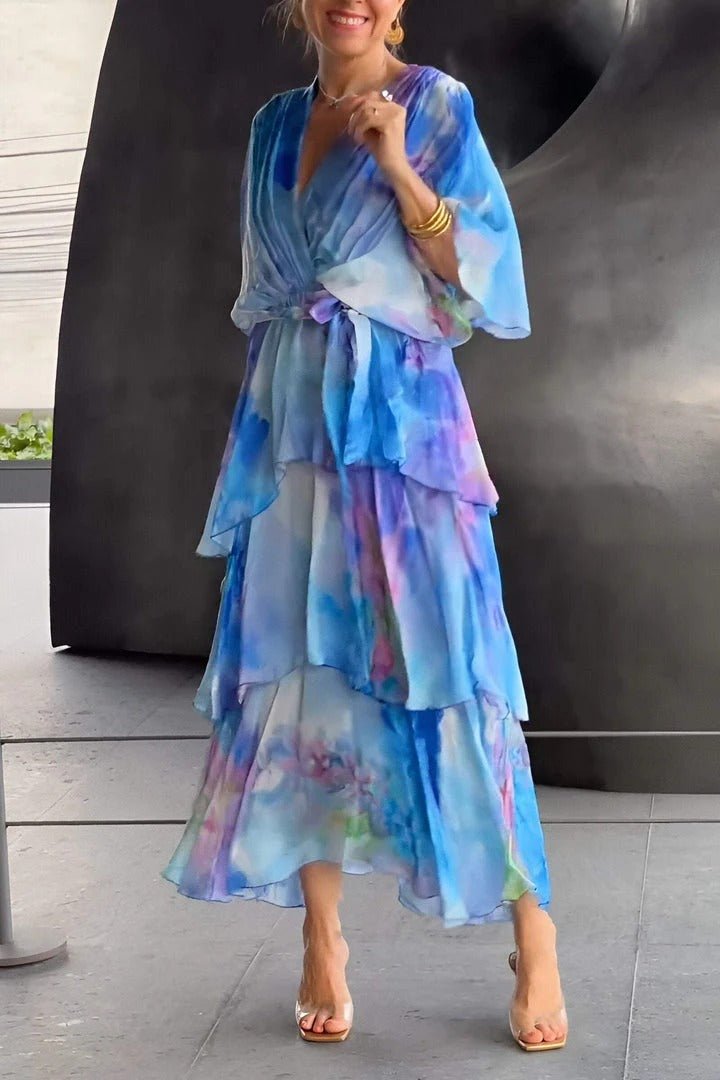 Anya Robe Maxi Femme – Robe Longue Élégante & Fluide pour Été, Chic & Confort au Quotidien