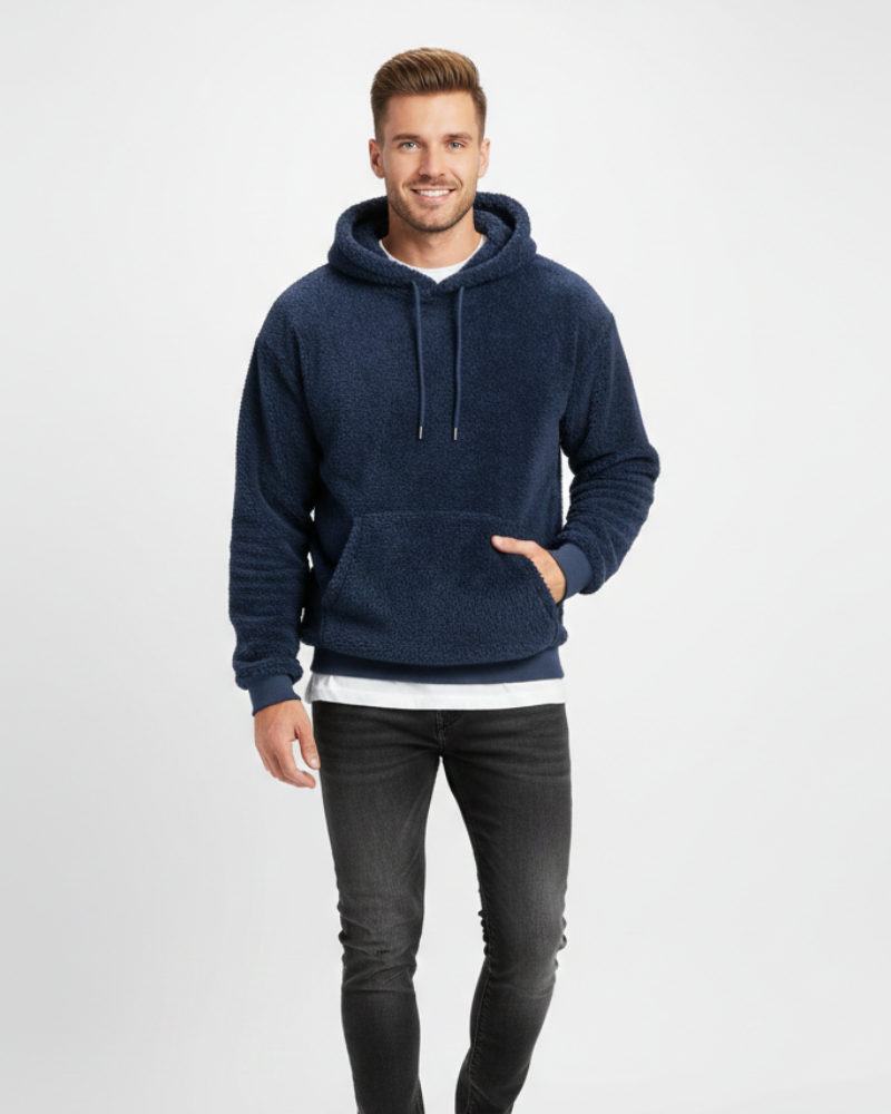 Kila Hoodie Fluffy Unisexe – Sweat Ultra-Doux Léger et Chaud avec Poche Kangourou