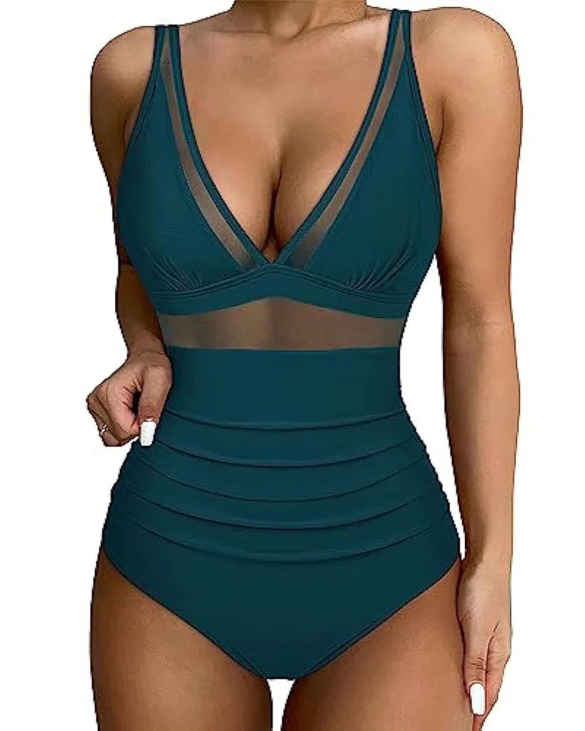 Sophie Maillot de Bain Femme – Coupe Ajustée avec Bretelles Réglables & Séchage Rapide