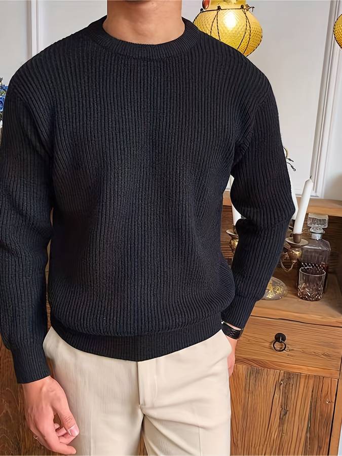 Ulmer Pull Homme – Pull Classique Léger & Confortable au Style Élégant pour Tous les Jours