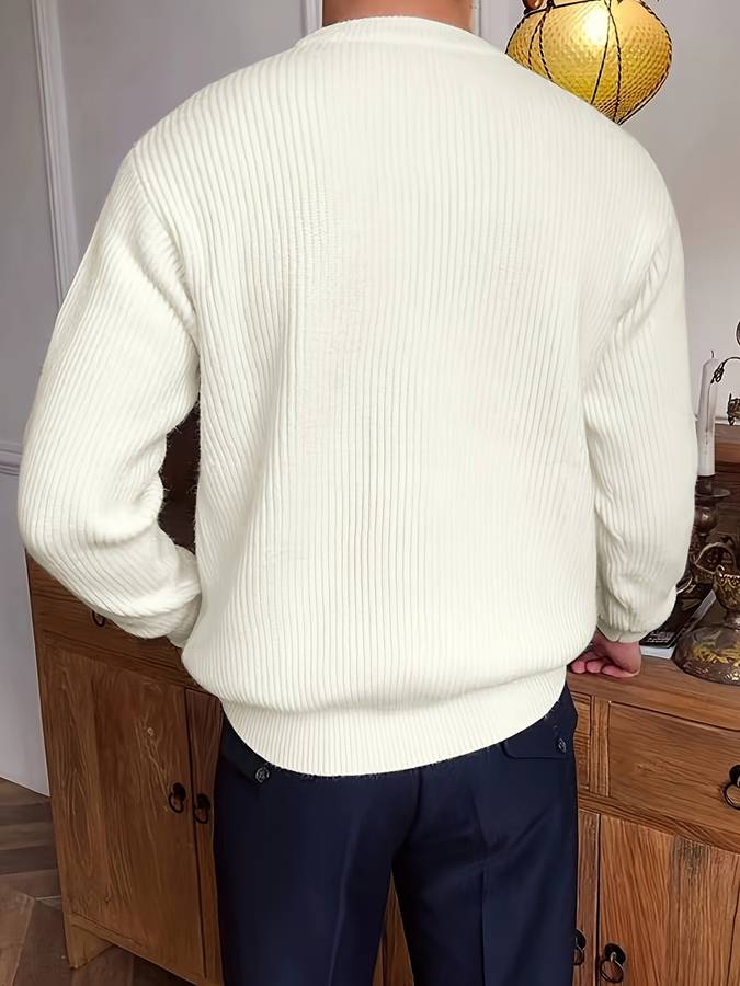 Ulmer Pull Homme – Pull Classique Léger & Confortable au Style Élégant pour Tous les Jours