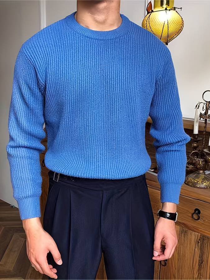 Ulmer Pull Homme – Pull Classique Léger & Confortable au Style Élégant pour Tous les Jours