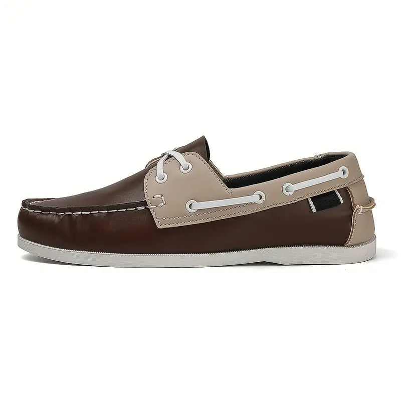 Lucas Chaussures Bateau Homme – Mocassins Rétro Confortables & Élégants en Cuir