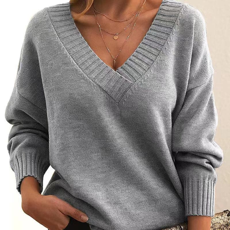 Maglione da donna Adrianna – Classico girocollo e maglia morbida e confortevole