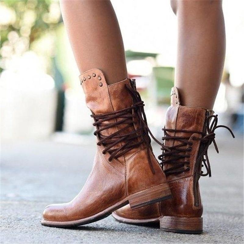 Daphne Bottes en Cuir – Modèle Intemporel avec Confort Durable & Élégance Polyvalente