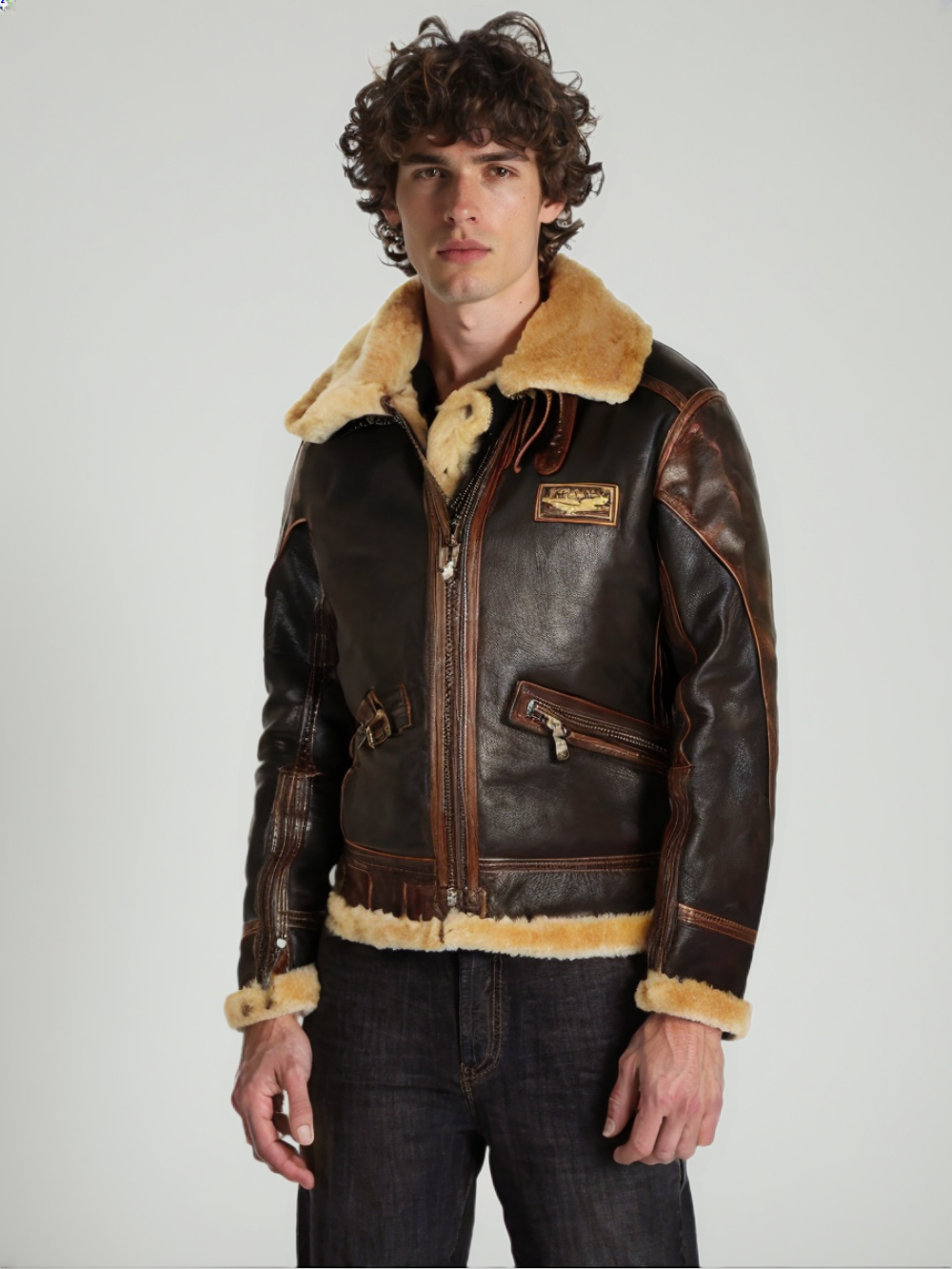 Gian Veste Homme – Veste Aviateur Tendance Moderne & Confortable au Style Intemporel