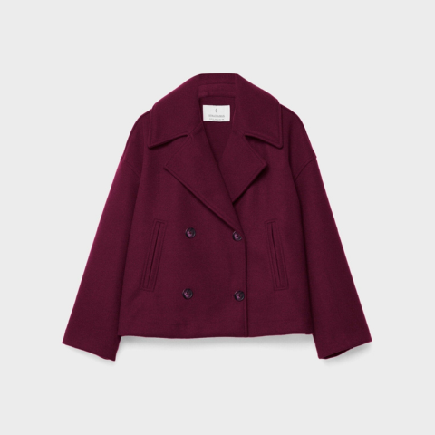 Giacca da donna Addison – Elegante cappotto corto doppiopetto in stile moderno