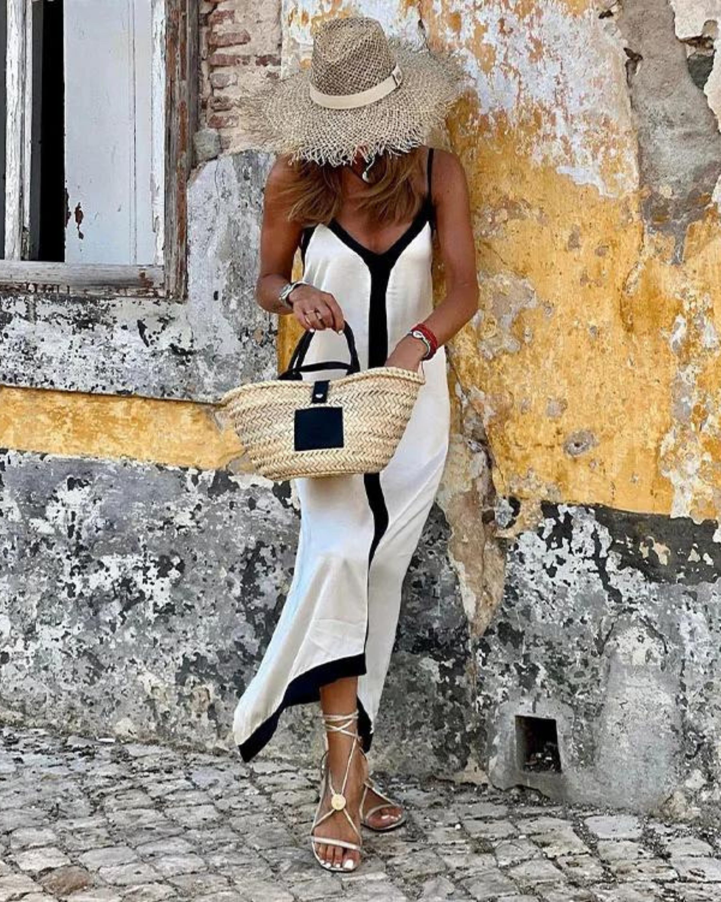 Abito da donna Mery – Elegante abito midi in tessuto traspirante con vestibilità lusinghiera e senza tempo