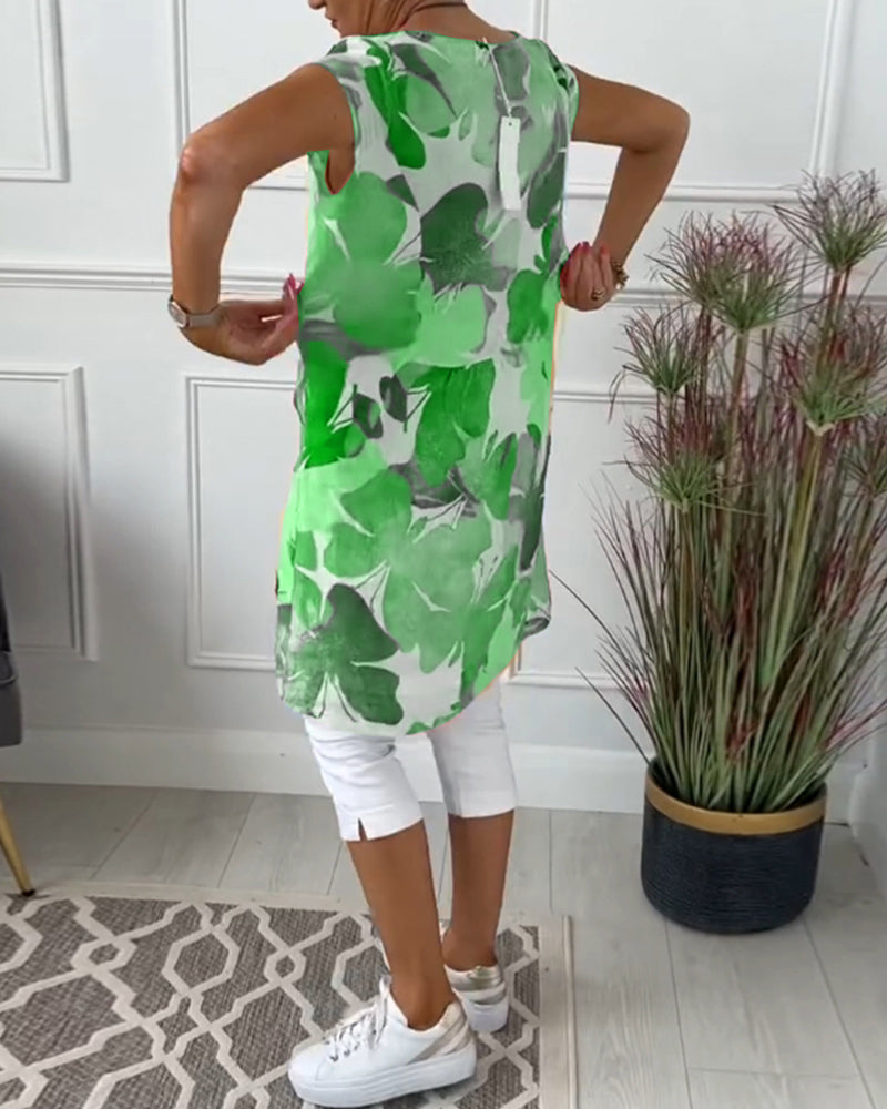 Tunique Femme Wilma – Long Haut Aéré à Imprimé Fleuri, Coupe Ample & Look Féminin