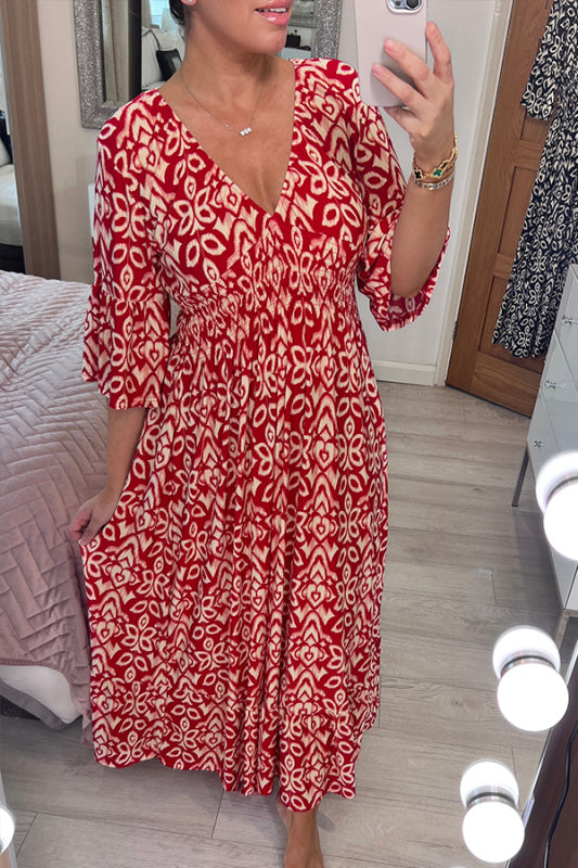 Abito lungo da donna Solaressa - Abito elegante e fluido ideale per l'estate e le occasioni chic