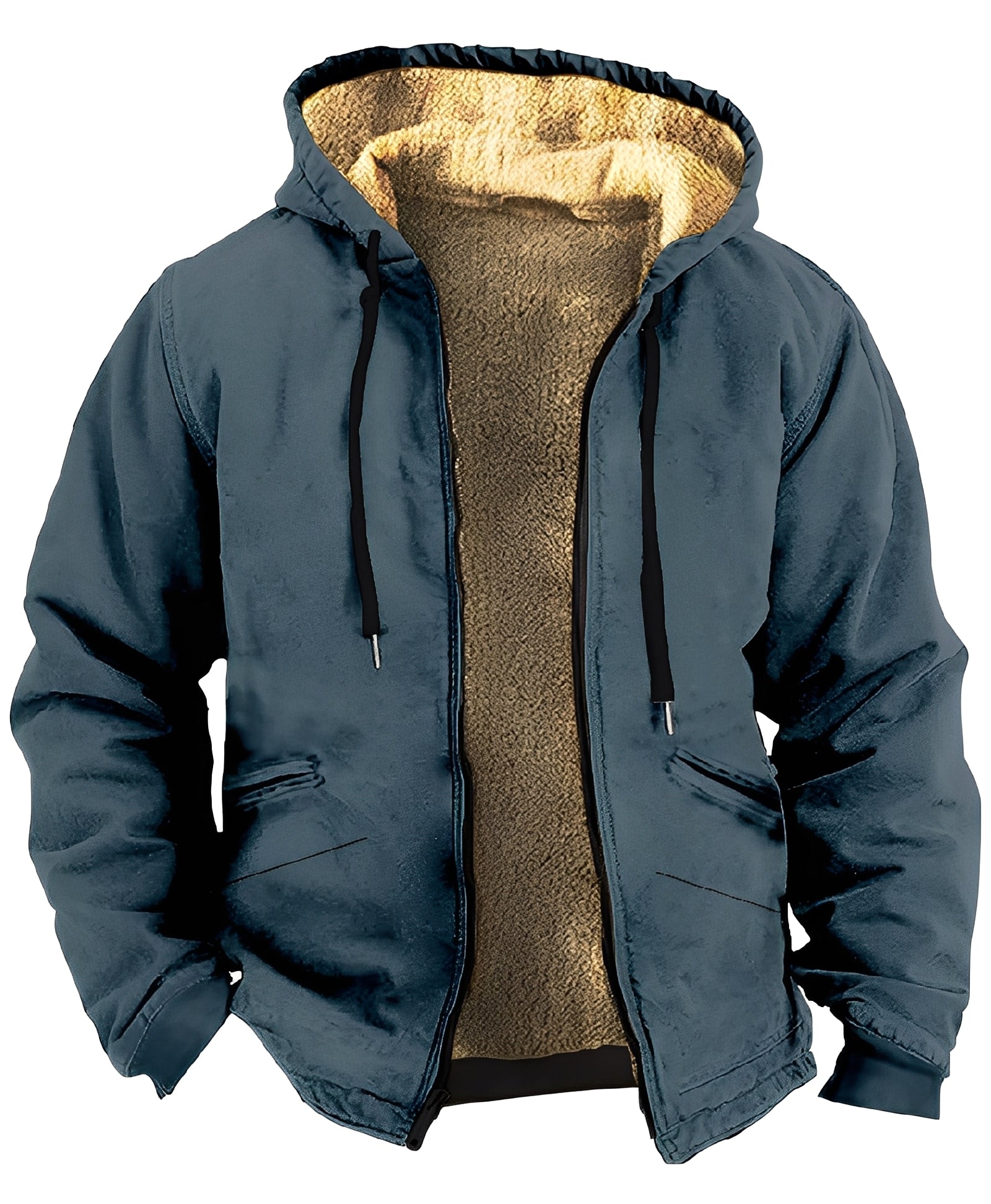 Kurtka męska Mervin – bluza z kapturem w bloki kolorów z miękkiej i oddychającej tkaniny