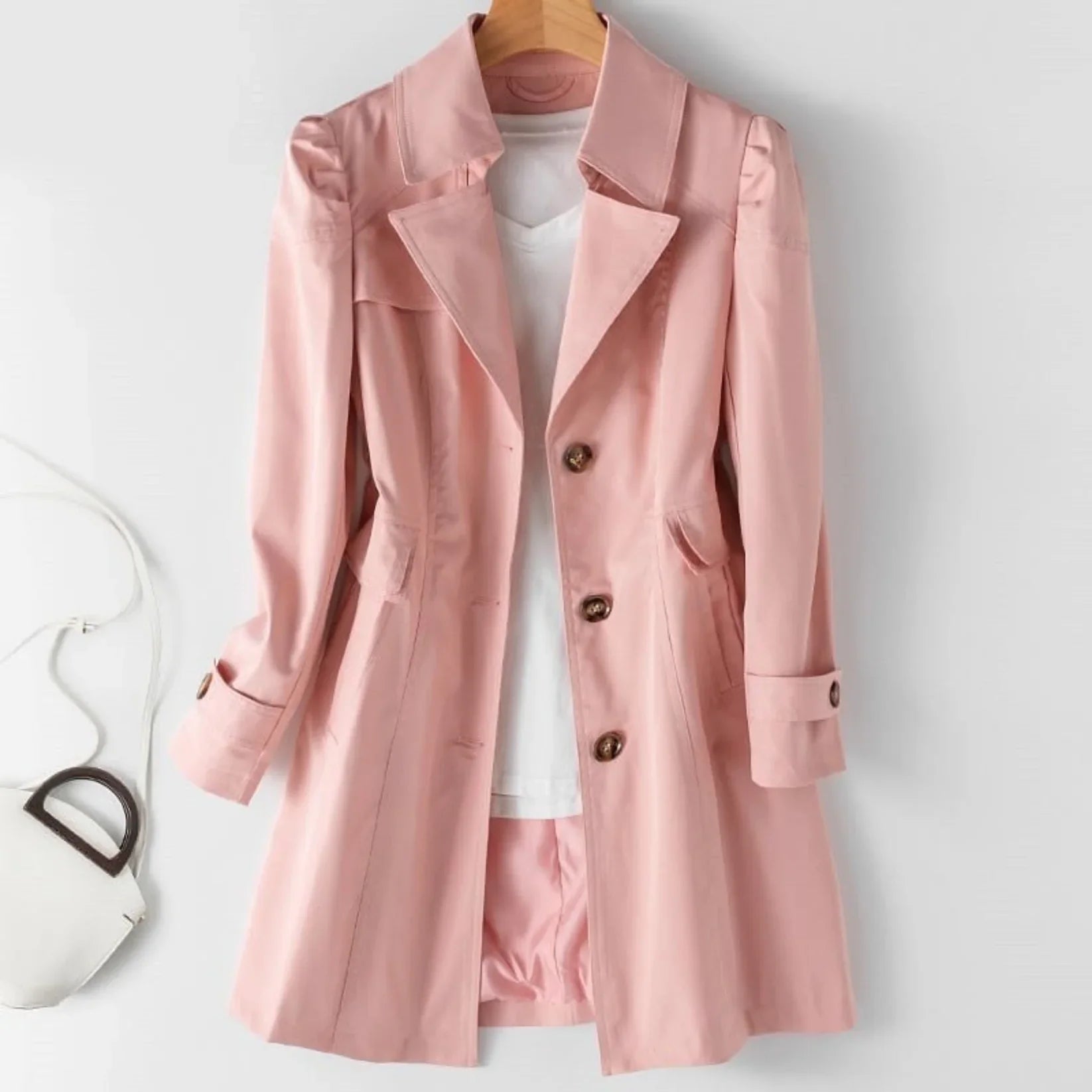 Cappotto da donna Livia – Elegante trench impermeabile dallo stile classico e senza tempo