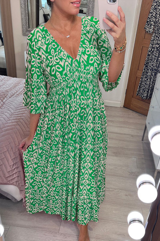 Abito lungo da donna Solaressa - Abito elegante e fluido ideale per l'estate e le occasioni chic