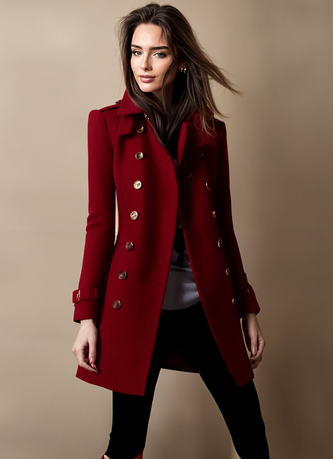 Cappotto da donna Divine - Cappotto elegante e chic con vestibilità moderna per tutte le occasioni