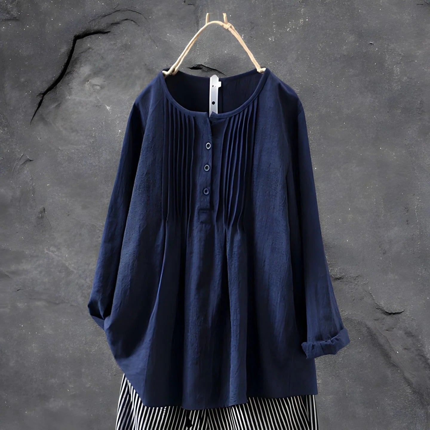 Blusa oversize da donna Vanessa - Top ampio ed elegante in tessuto di alta qualità per tutte le occasioni