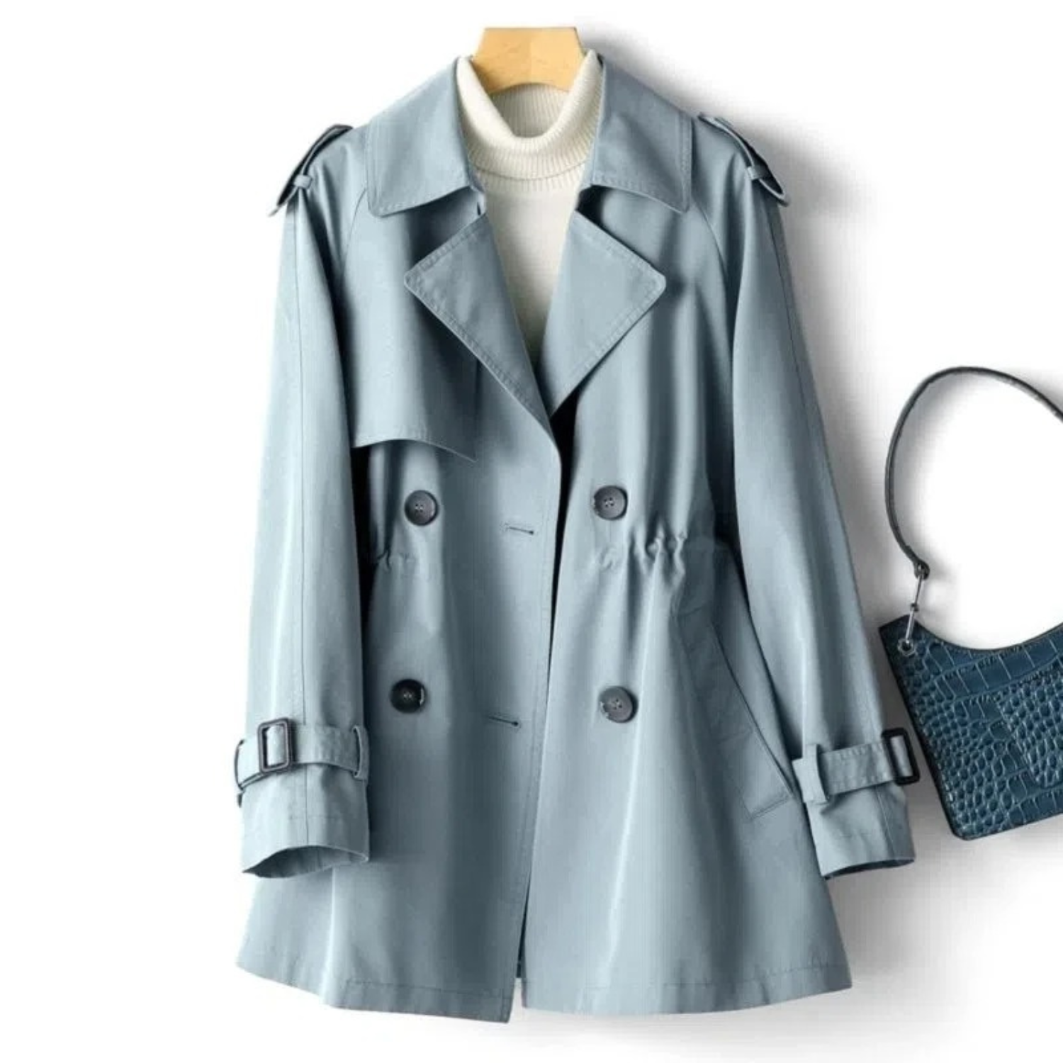Cappotto da donna Manel - Elegante trench casual dallo stile moderno e confortevole