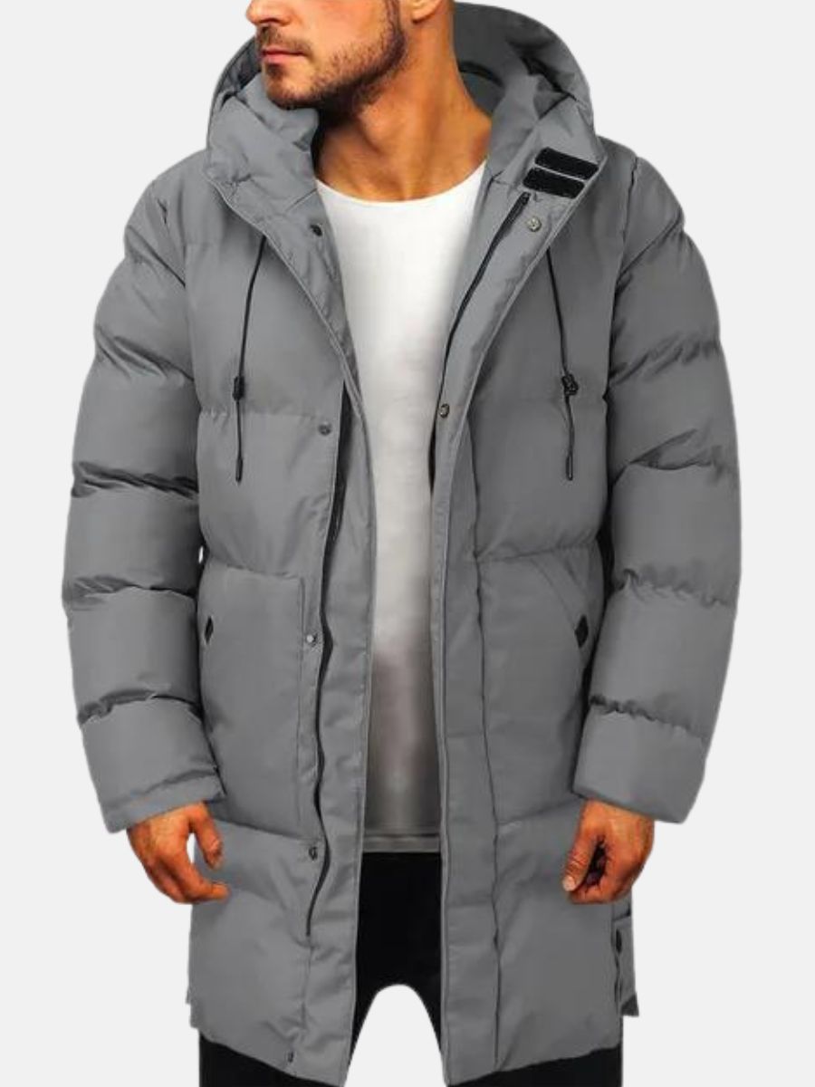 Parka da uomo Cassius: imbottitura isolante, nylon resistente e stile moderno