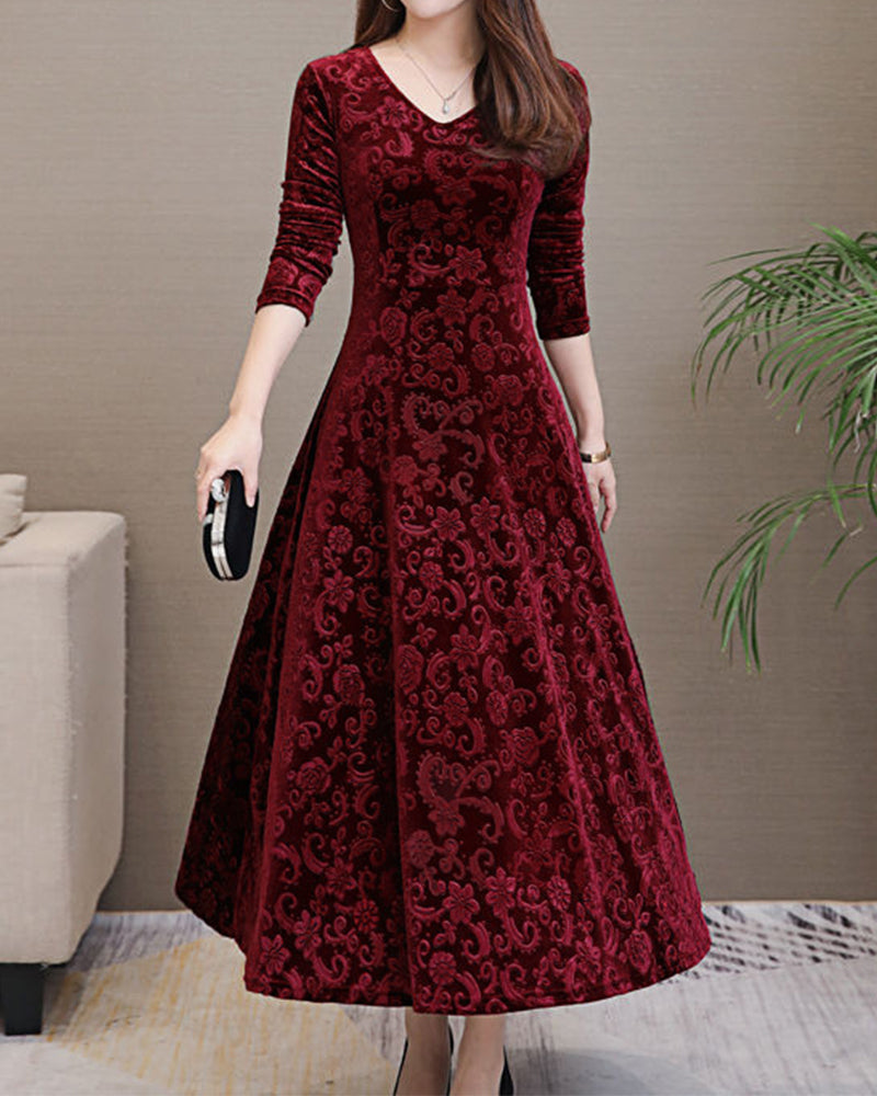 Margaret Robe Femme – Élégante Robe Trapèze à Coupe Féminine pour Occasions Festives
