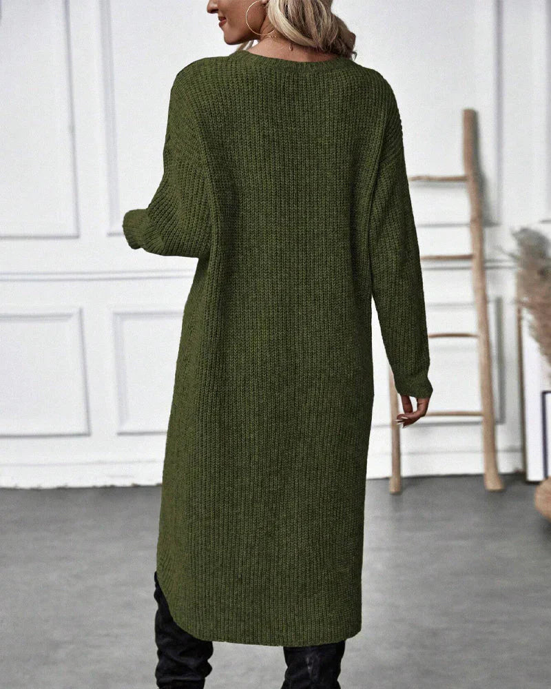 Maglione da donna Sylvia: lungo, elegante e comodo per un look chic quotidiano