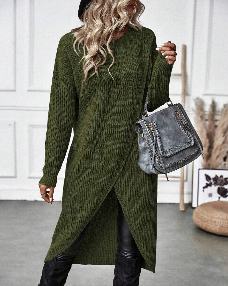 Maglione da donna Sylvia: lungo, elegante e comodo per un look chic quotidiano