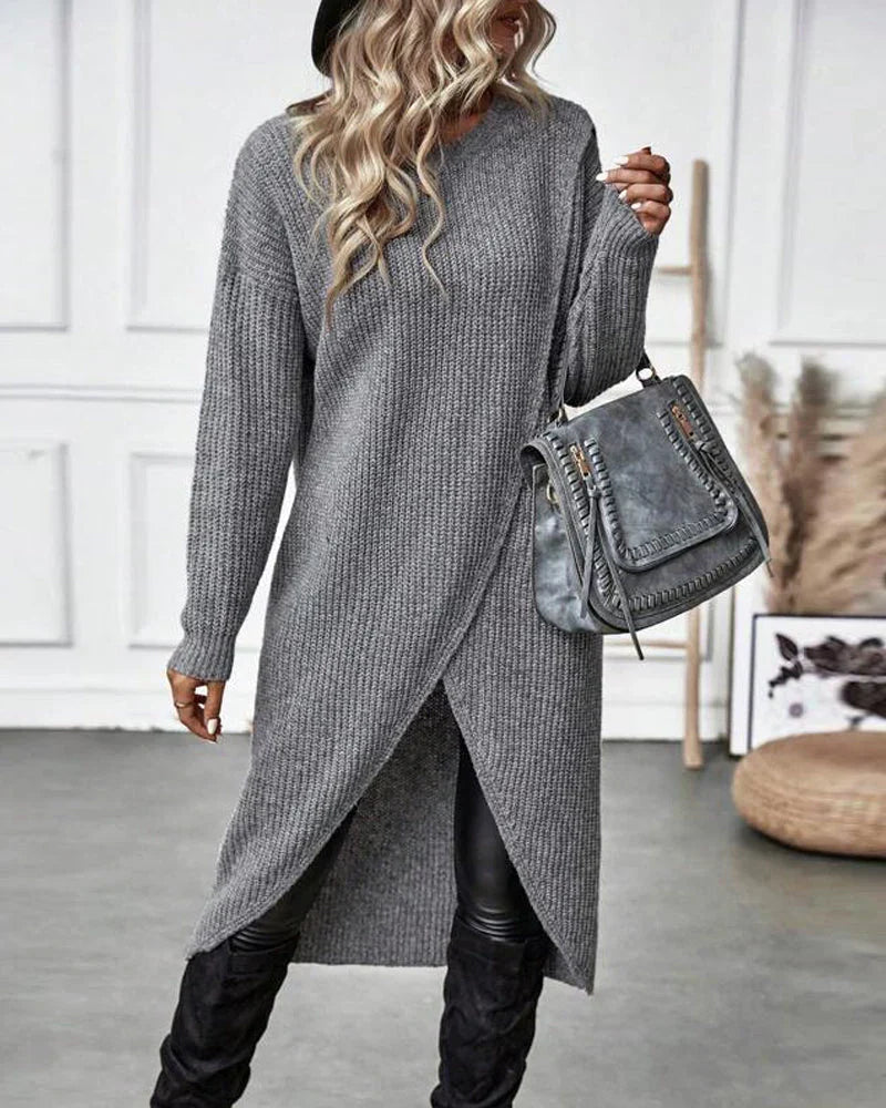 Maglione da donna Sylvia: lungo, elegante e comodo per un look chic quotidiano