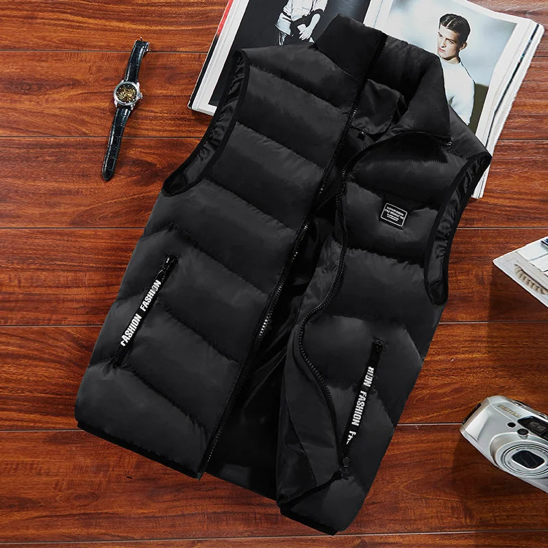 Gilet trapuntato da uomo Clarence – Senza maniche, termico e con chiusura a zip