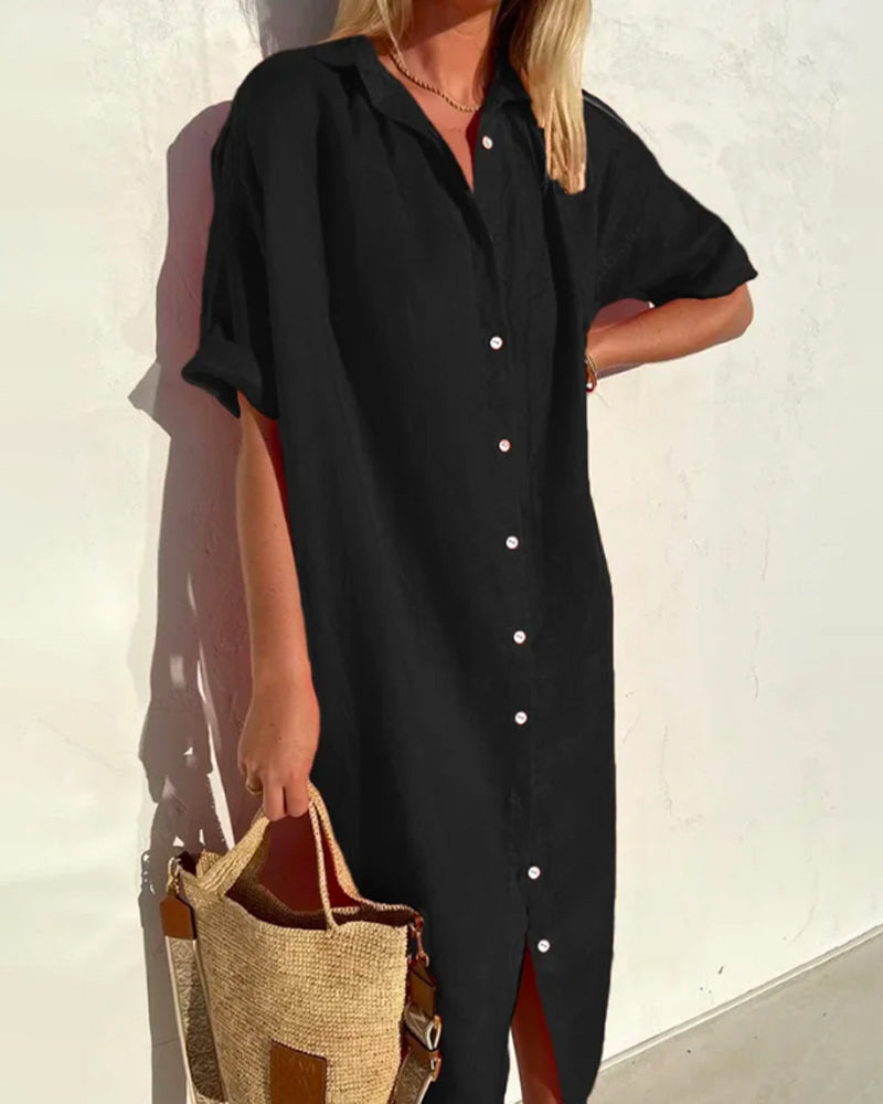 Abito estivo da donna Elara: abito chic e leggero con taglio elegante per le giornate di sole
