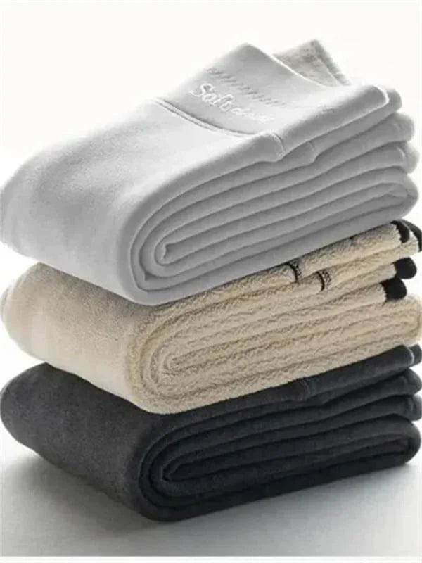 SoftCloud Leggings Doublés Polaire Femme – Pantalon d’Hiver Ultra Chaud et Extensible à Coupe Ajustée