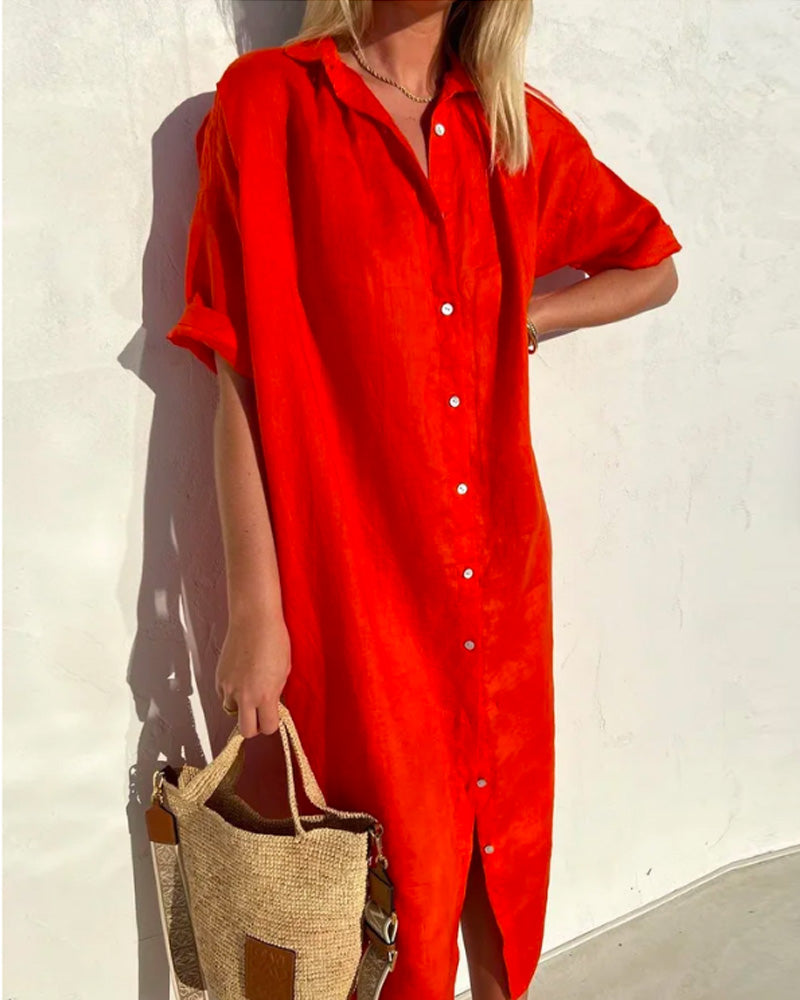 Abito estivo da donna Elara: abito chic e leggero con taglio elegante per le giornate di sole