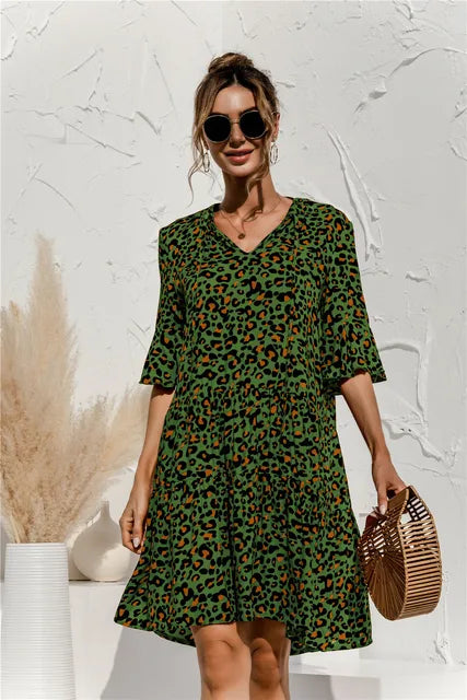 Aitana Robe Courte Femme Été – Mini-Robe avec Taille Basse et Coupe Légère pour l’Été